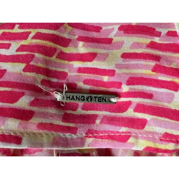 Hang Ten Multicolored V-Neck Sleeveless Button Front Lightweight Top Women's XS - Picture 6 of 9